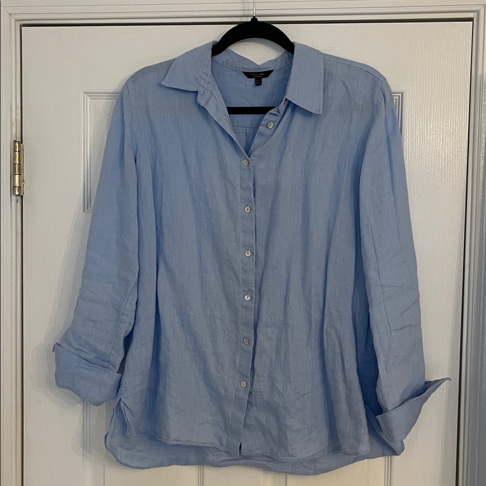 Linen button down - image 1